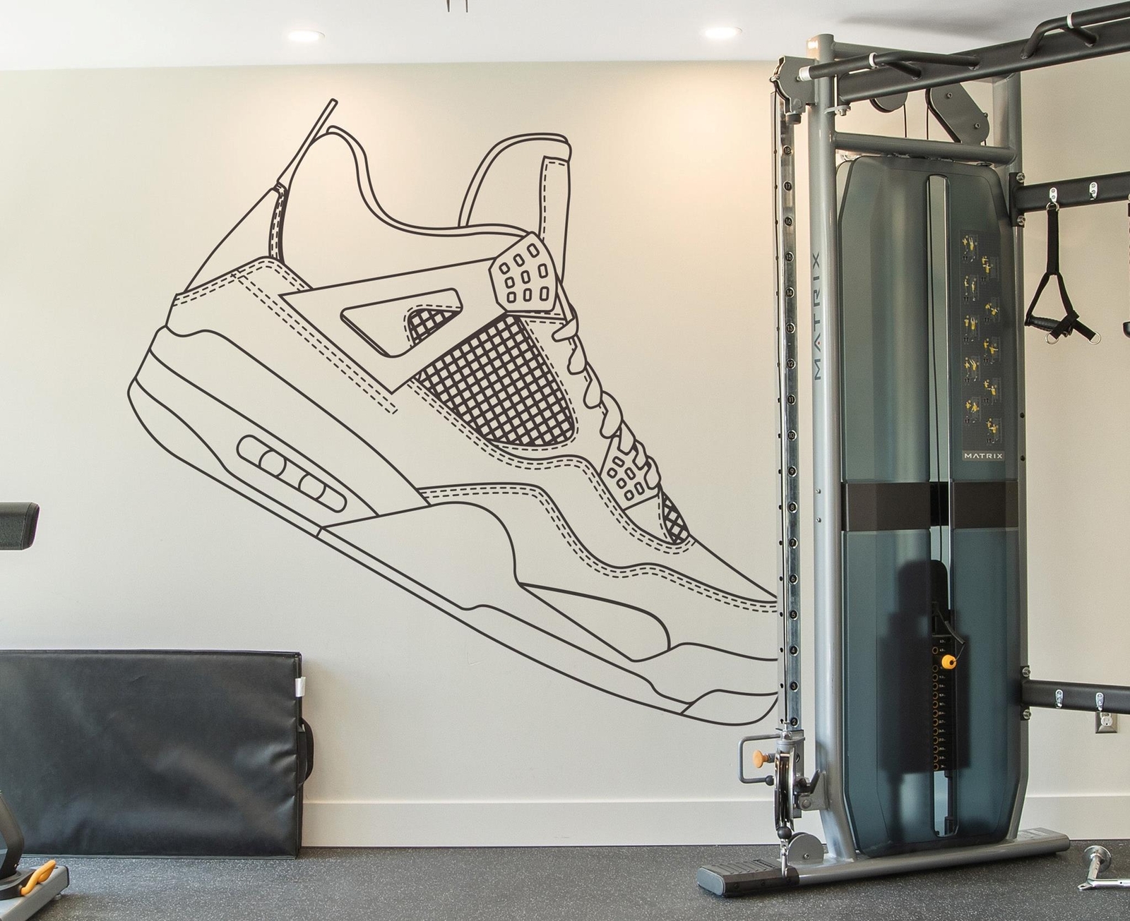 Sneaker Wall Decal Sticker for the Sneakerhead. Gift for Shoe Collector. #6704