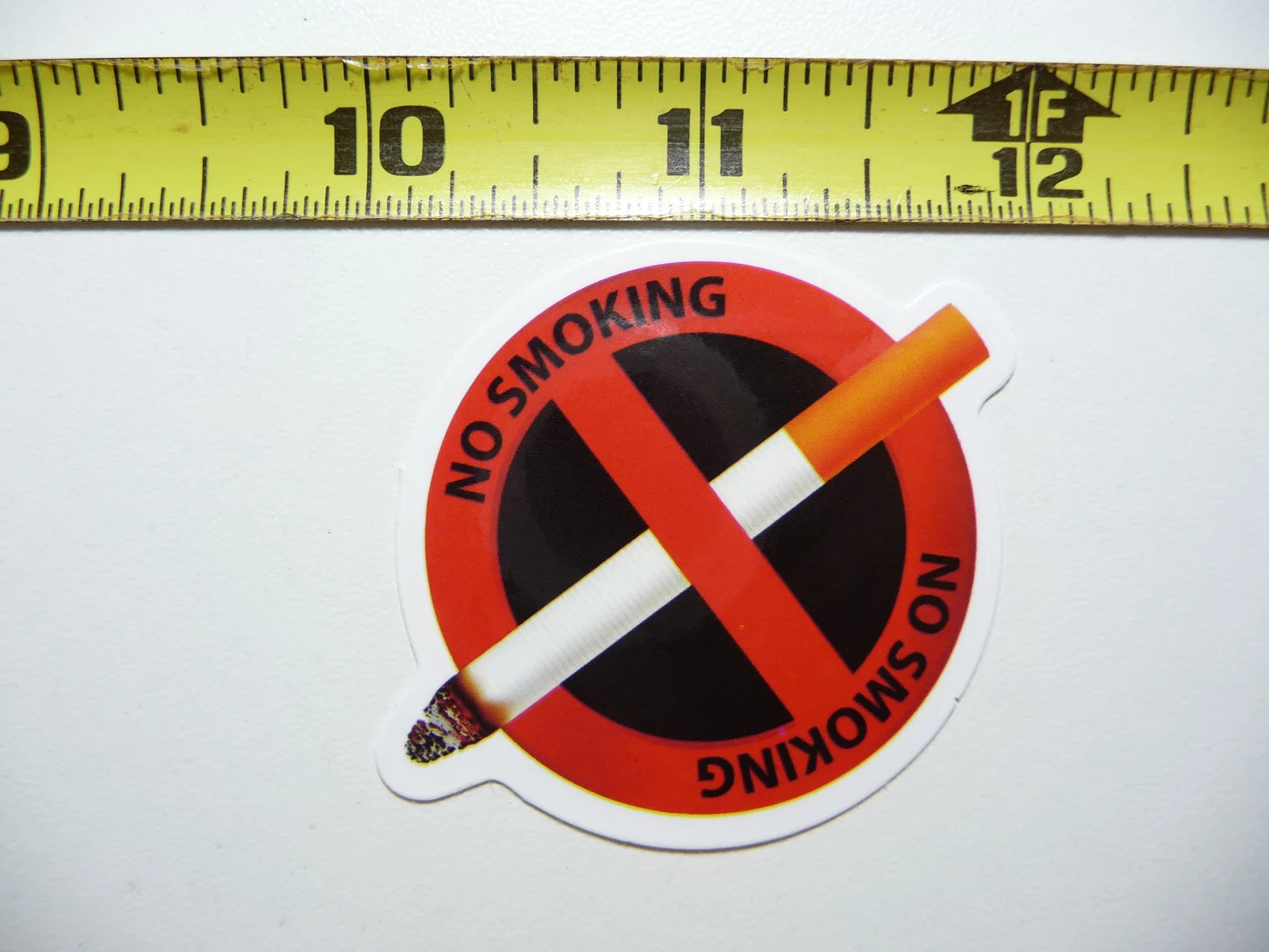 NO SMOKING CIGAR CIGARETTE SMALL STICKER DECAL FUN FUNNY SCRAPBOOKING NOVELTY