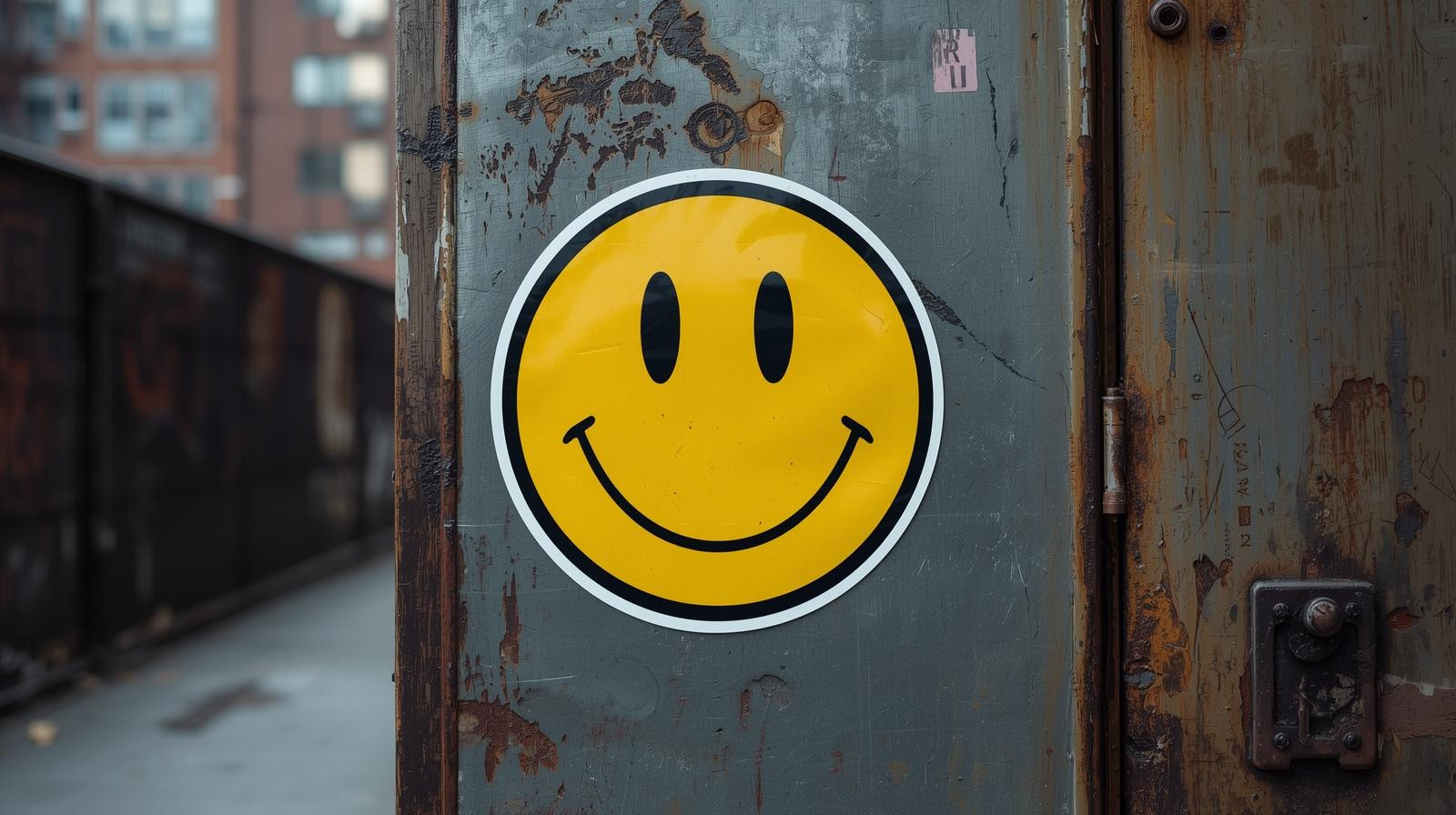 18" JUMBO/GIGANTIC/XTRA-LARGE Vinyl Happy Face Sticker Decal 18" Diameter!
