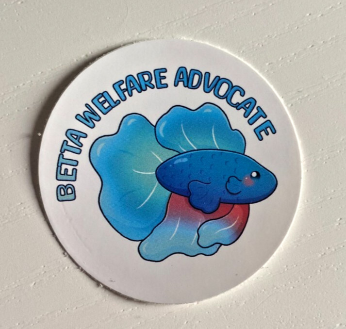 Cute Aquarium Lover Sticker Pack- Luxury Vinyl, High Gloss, UV & Water Resistant