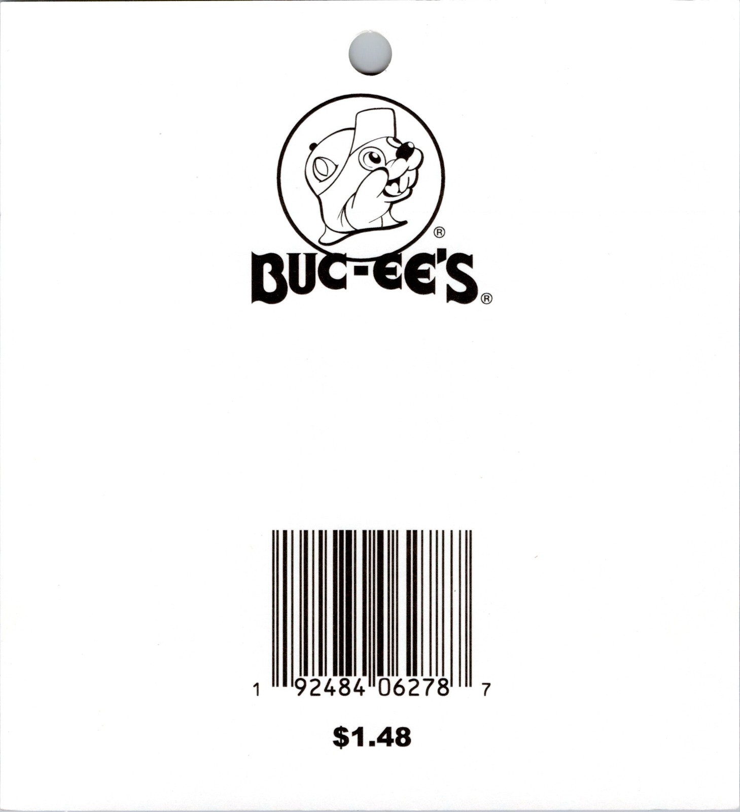 Kentucky The Bluegrass State- Buc-ee's Beaver Logo, Red Background – 4×4 sticker