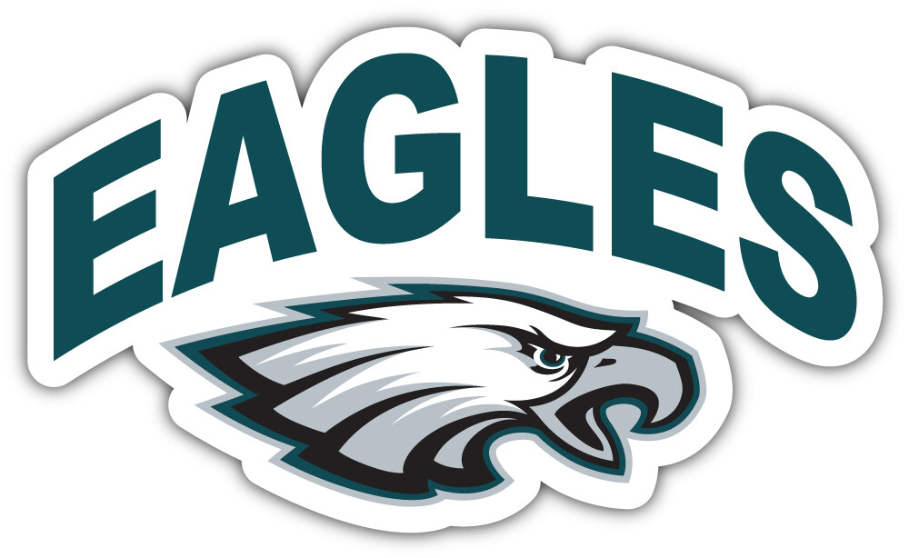 Philadelphia Eagles NFL Sport Car Bumper Sticker Decal "SIZES"