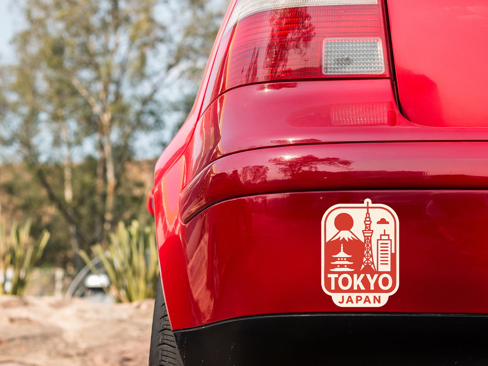 Tokyo Sticker Decal Vinyl Die-Cut City Skyline Landmark Design
