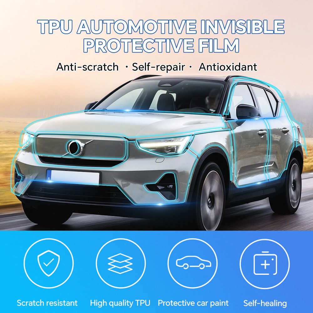 Full Car For Volvo XC40 Recharge 2023-2024 PreCut Paint Protection Film PPF TPU