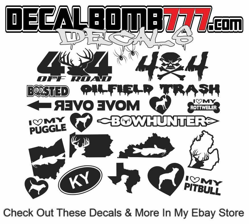 STATE OVAL Decal Sticker ALL 50 STATES to choose from hunt fish rzr run walk