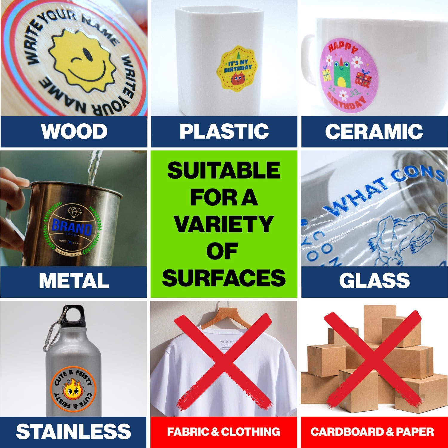 Design Your Own UV DTF Sticker Gang Sheet – Custom Sizes from 6" to 240"