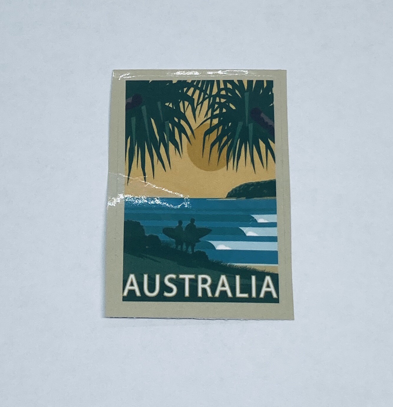 Australia Sticker Beach Surf Sunset Travel Art Decal Vinyl Country Souvenir Tc6