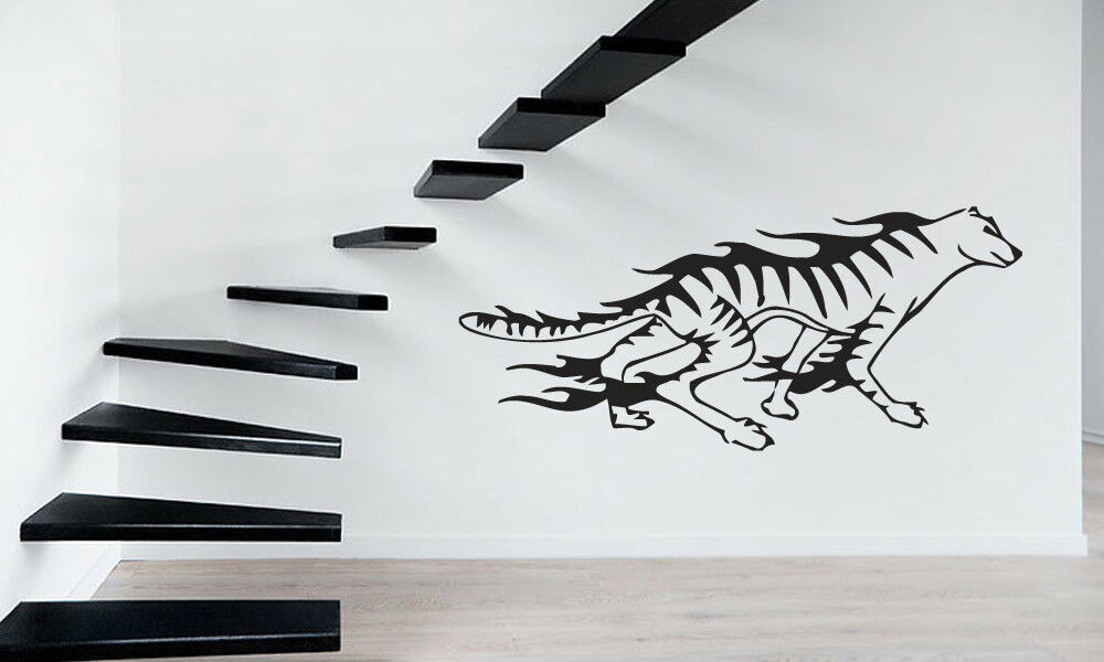 Tiger Predator Emblem Urban Art Animal Wall Art Decor Vinyl Sticker z347