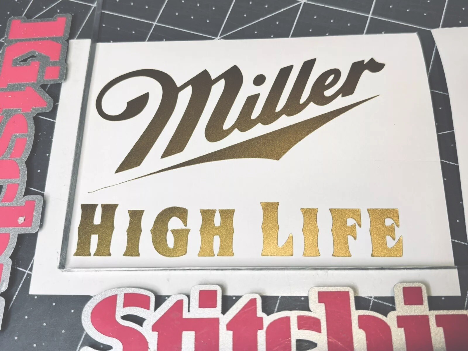 Miller Beer Vinyl Decal-Many Sizes/Colors Buy 2 Get 1 FREE