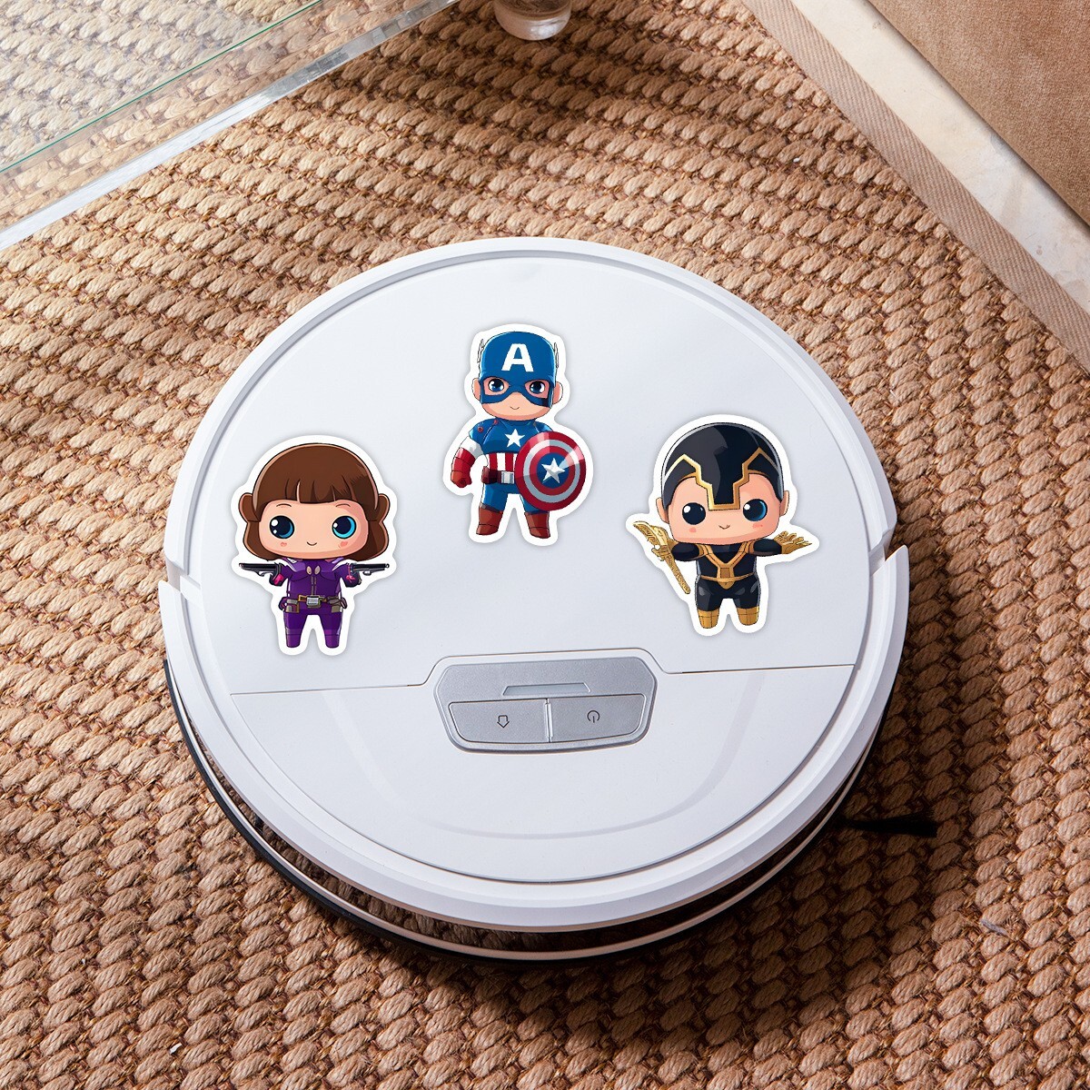 50pcs Waterproof Vinyl Stickers Marvel The Avengers Luggage Phone Laptop Fridge
