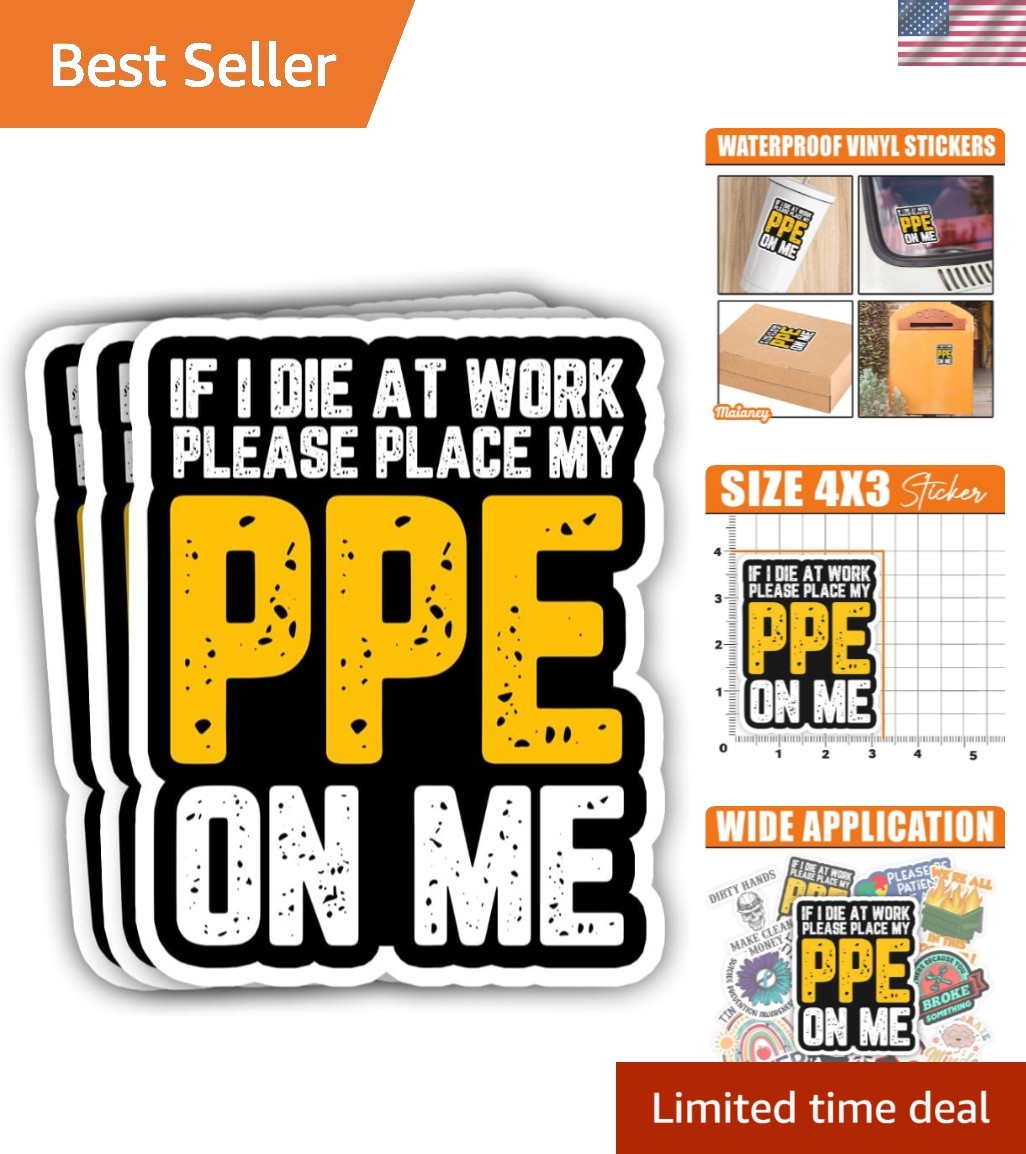Whimsical 3-Piece Electrician Sticker Set – Ideal for Laptops and Water Bottles