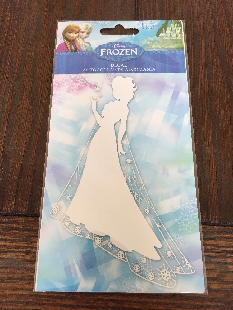 NEW DISNEY FROZEN DECAL 6 x 4 AUTO OR HOME WINDOWS BB11