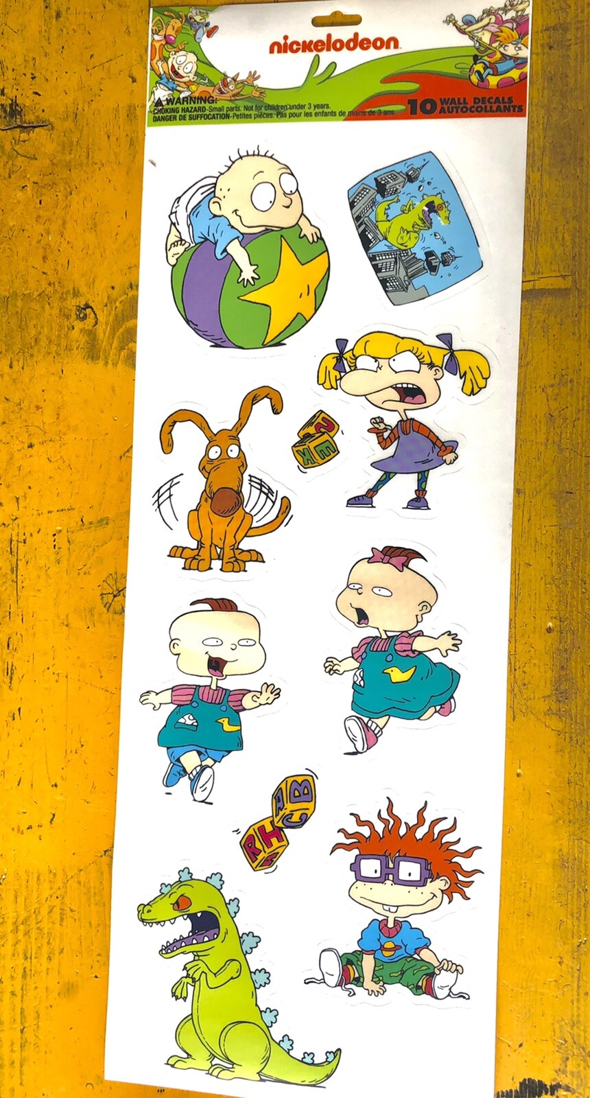 Rugrats Wall Decals Sheet Of 10 Stickers