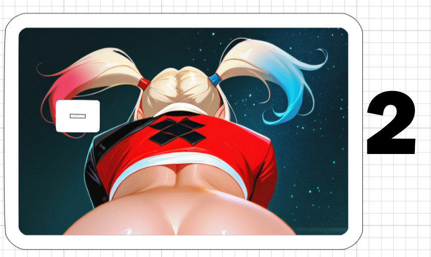 Harley Quinn ATM Debit Credit Card Skin Sticker DC Anime Cute Hot Sexy Bat Girl