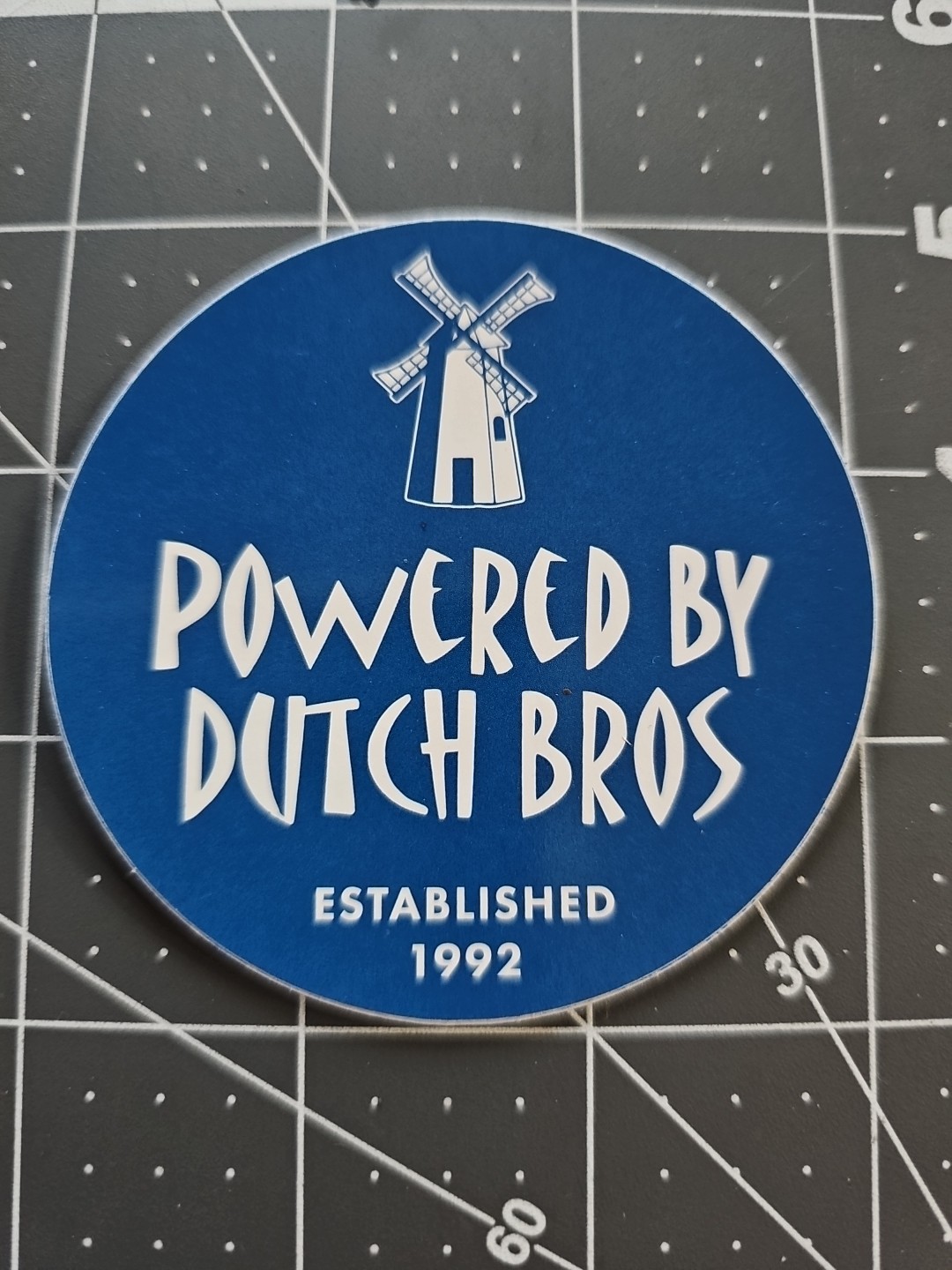 Dutch Bros Rare HTF Grand Opening Powered By Dutch Sticker