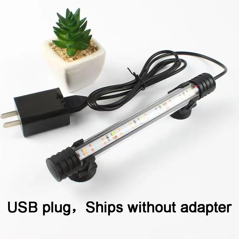 LED Aquarium Light USB Submersible Lamp 18–58cm Waterproof Fish Tank Grow