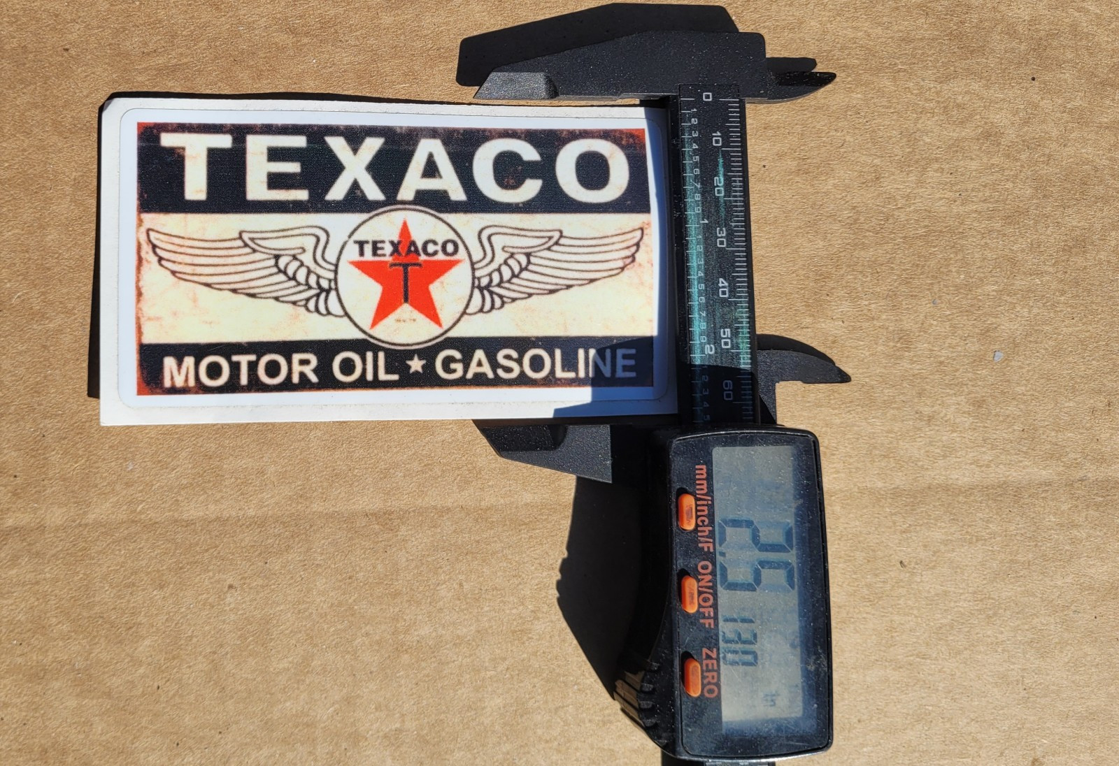 Texaco Oil Texaco Gasoline Sticker Decal 4.5" × 2.5 "