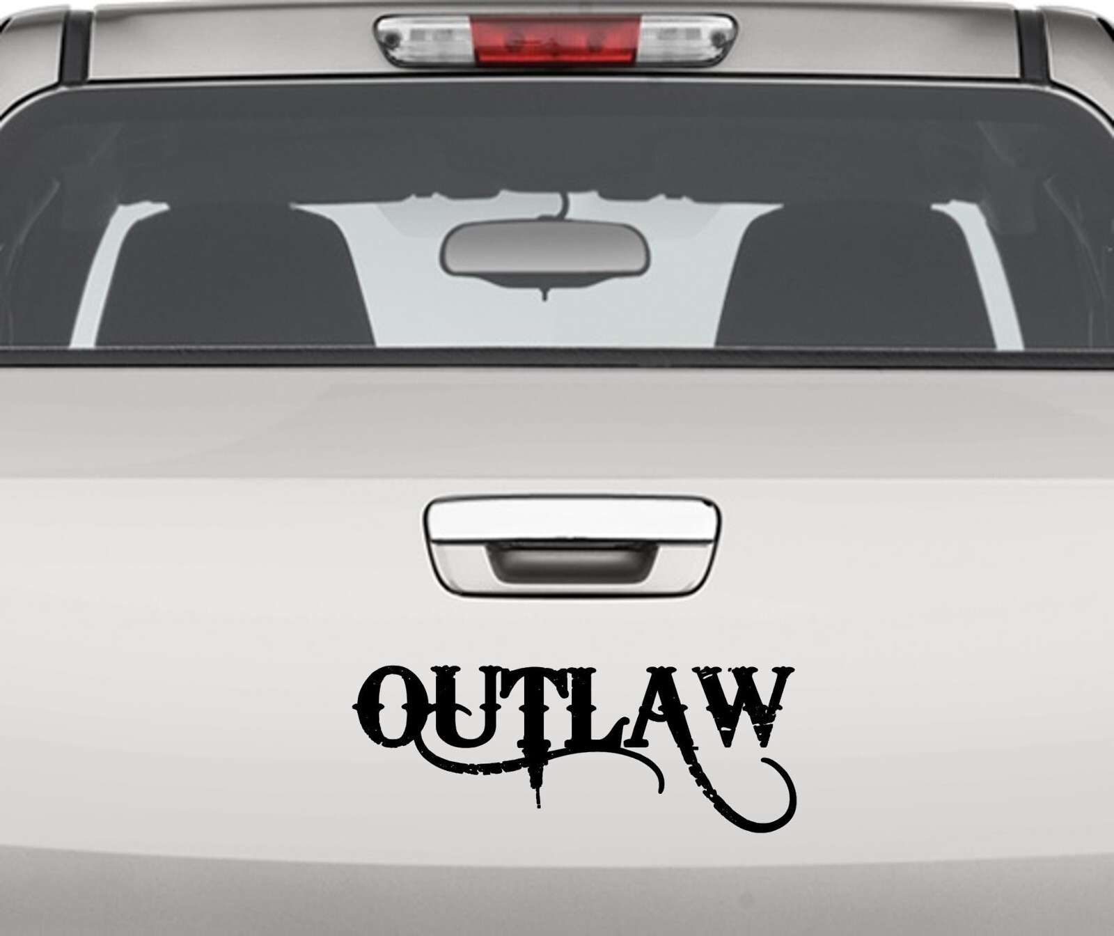Outlaw Decal Sticker for Truck Window Nation Camper Trailer Vinyl D1045