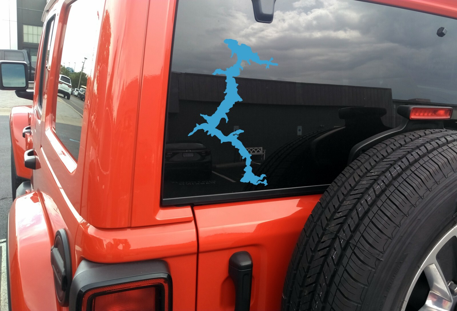 Lake Coeur d'Alene Vinyl Decal – CDA Idaho PNW Beauty Bay Twin – Die Cut Decal