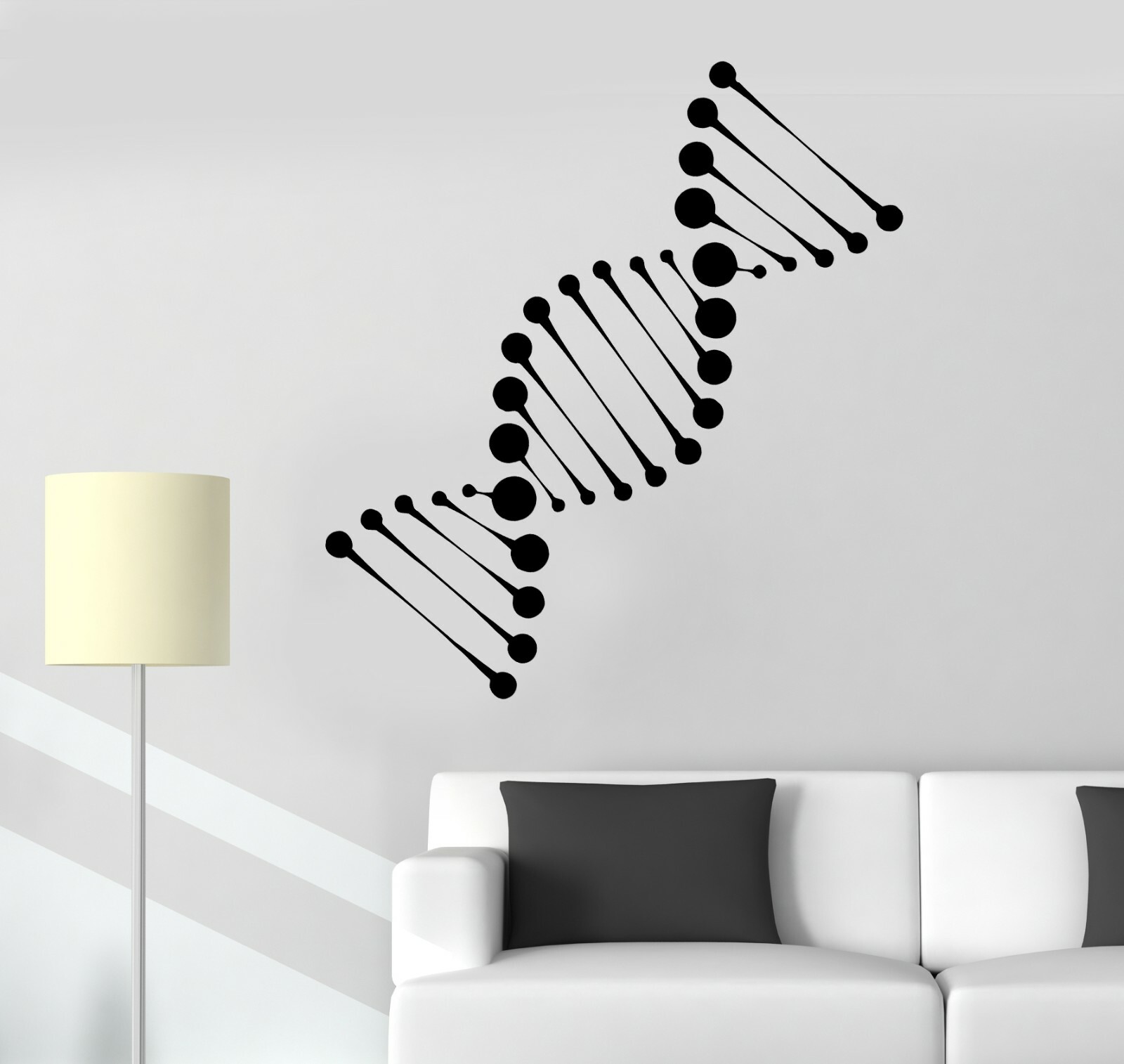 Wall Decal DNA Biology Medicine Bioengineering Science Vinyl Sticker (ed1863)