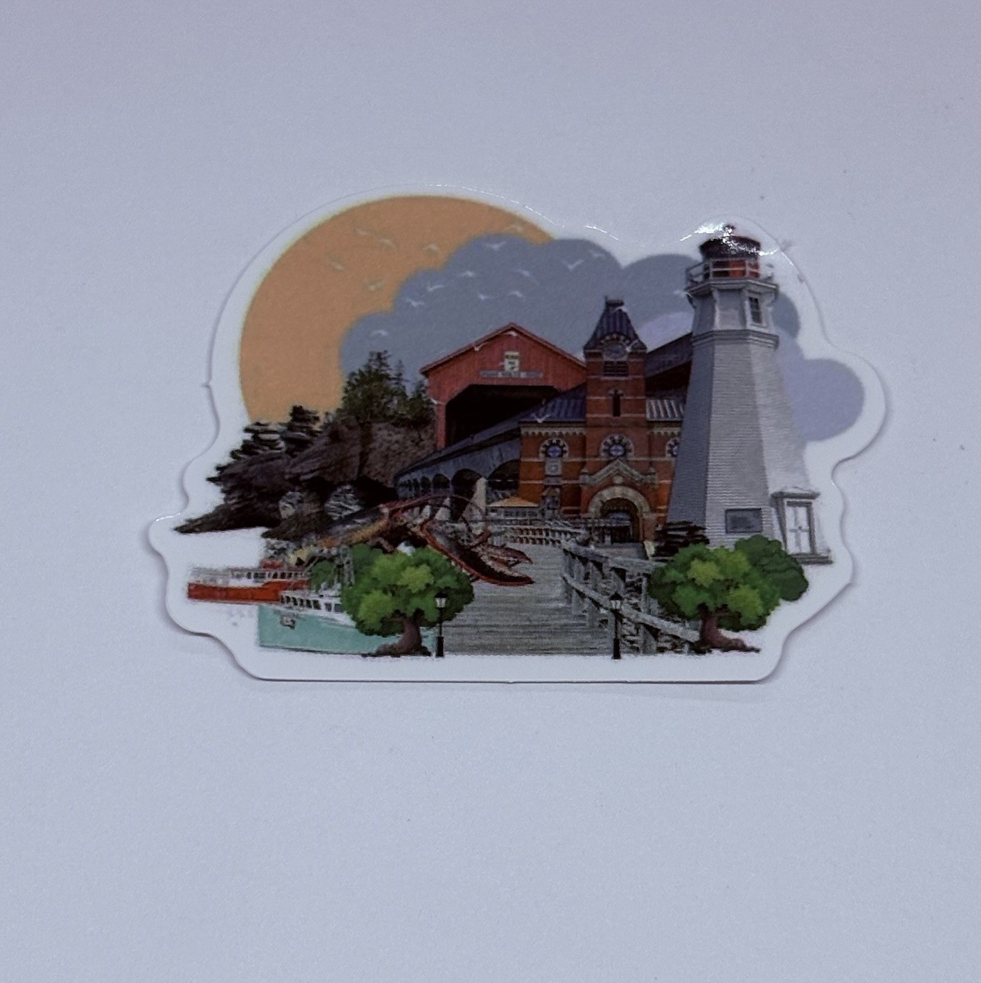 New Brunswick Sticker Lighthouse Travel Art Decal Vinyl Country Souvenir Tc9