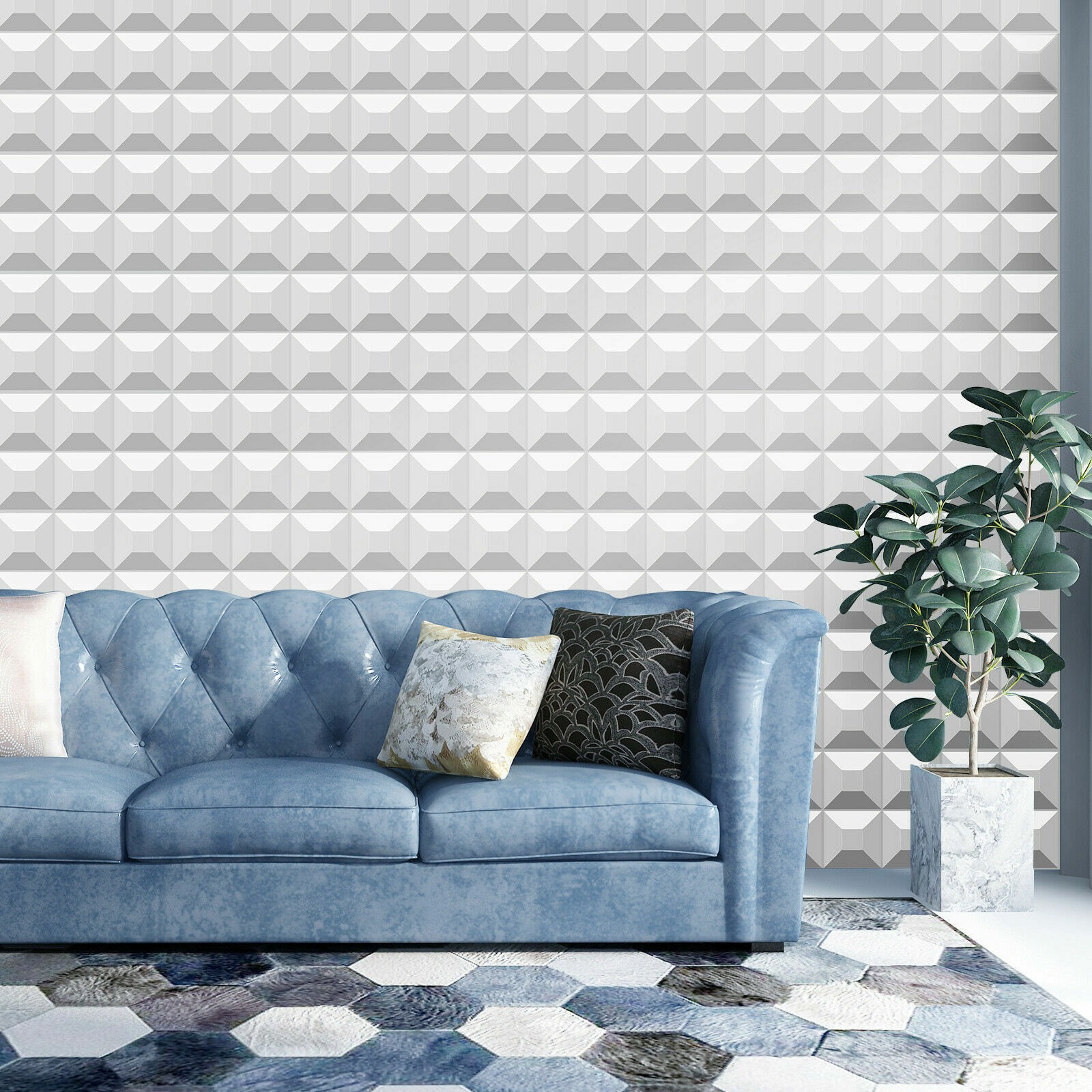 12 Packs Art 3d Peel and Stick Backsplash 12"x12" Self-Adhesive Subway Wall Tile