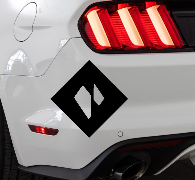 Stasis Class Destiny Guardian Indoor/Outdoor Vinyl Decal Matte Black/White