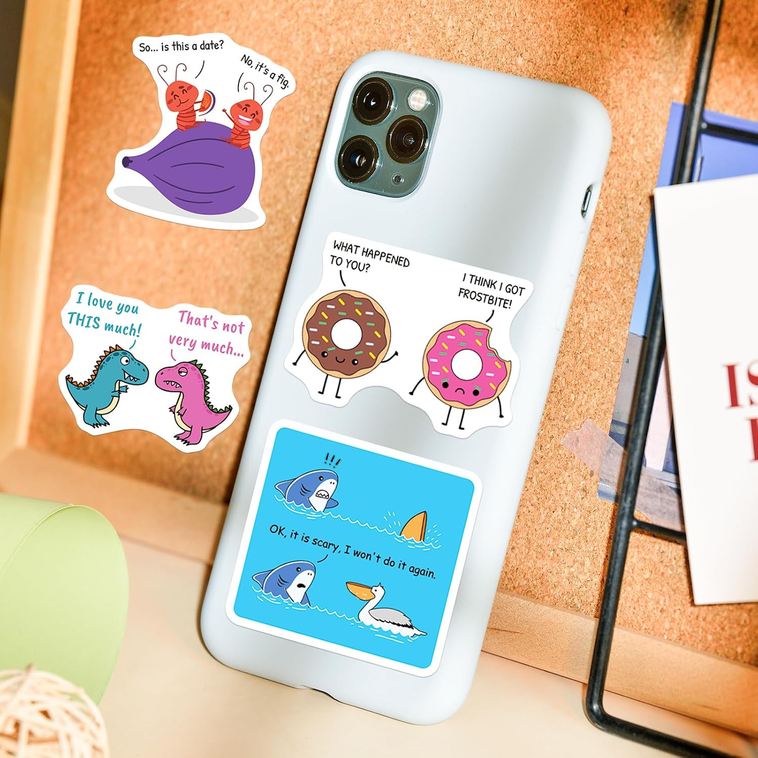 100PCS Dad Joke Stickers, Funny Stickers for Kids Teens | Waterproof Vinyl Decal