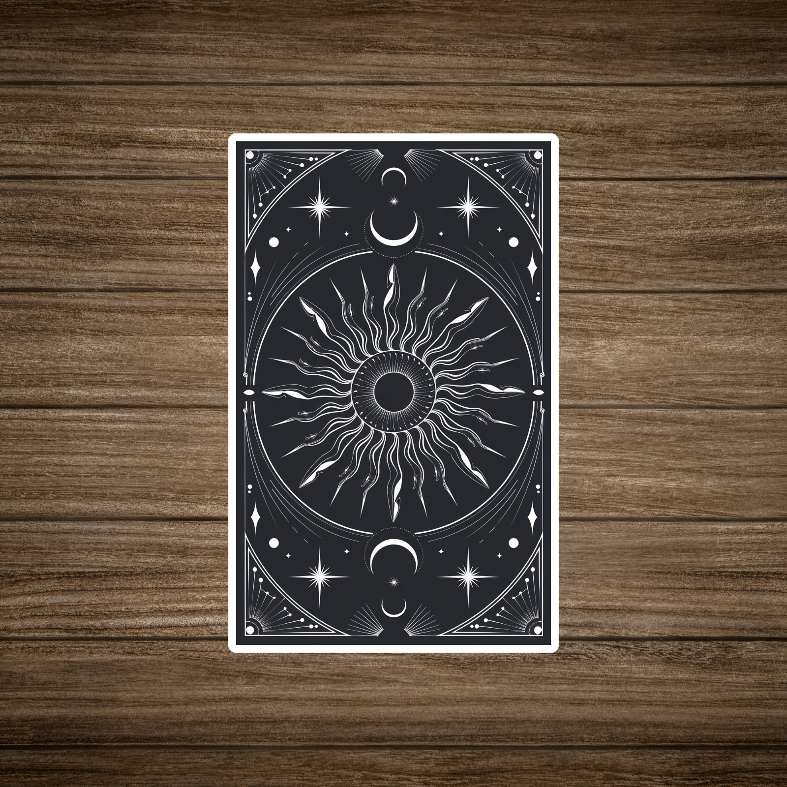 Celestial Sun Moon Stars Mystic Tarot Card Tapestry Wall Hanging Decor #2262