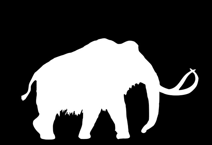 WOOLLY MAMMOTH Vinyl Decal Sticker Car Truck Window Wall Bumper ELEPHANT ANIMAL