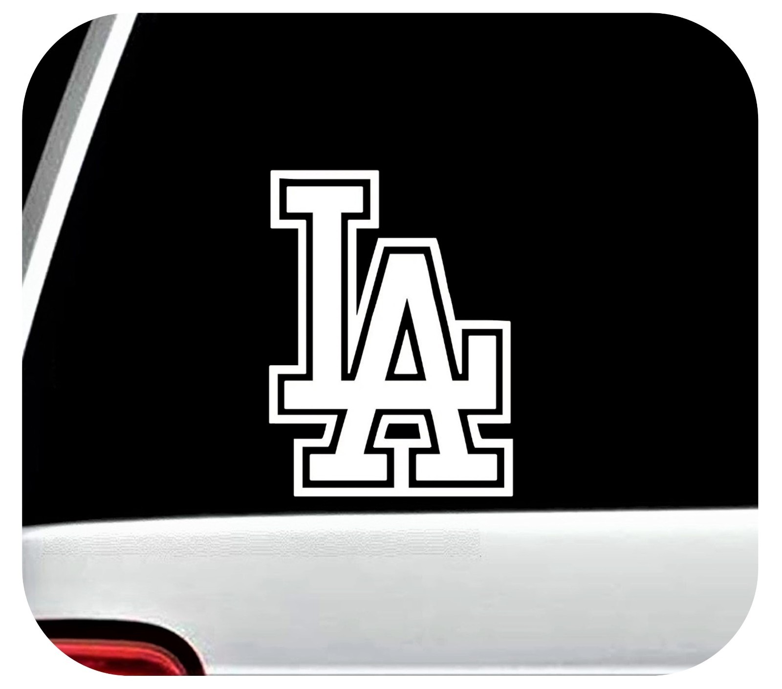 Los Angeles Dodgers LA Decal Baseball Vinyl Sticker