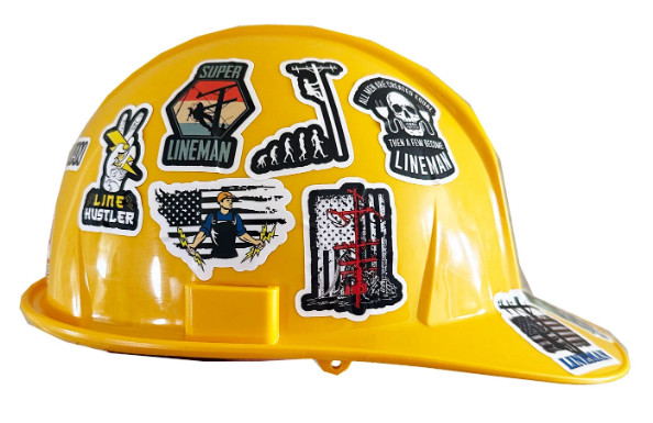 Mexican 25 pcs sticker pack vinyl hard hat Hardhat small stickers decals