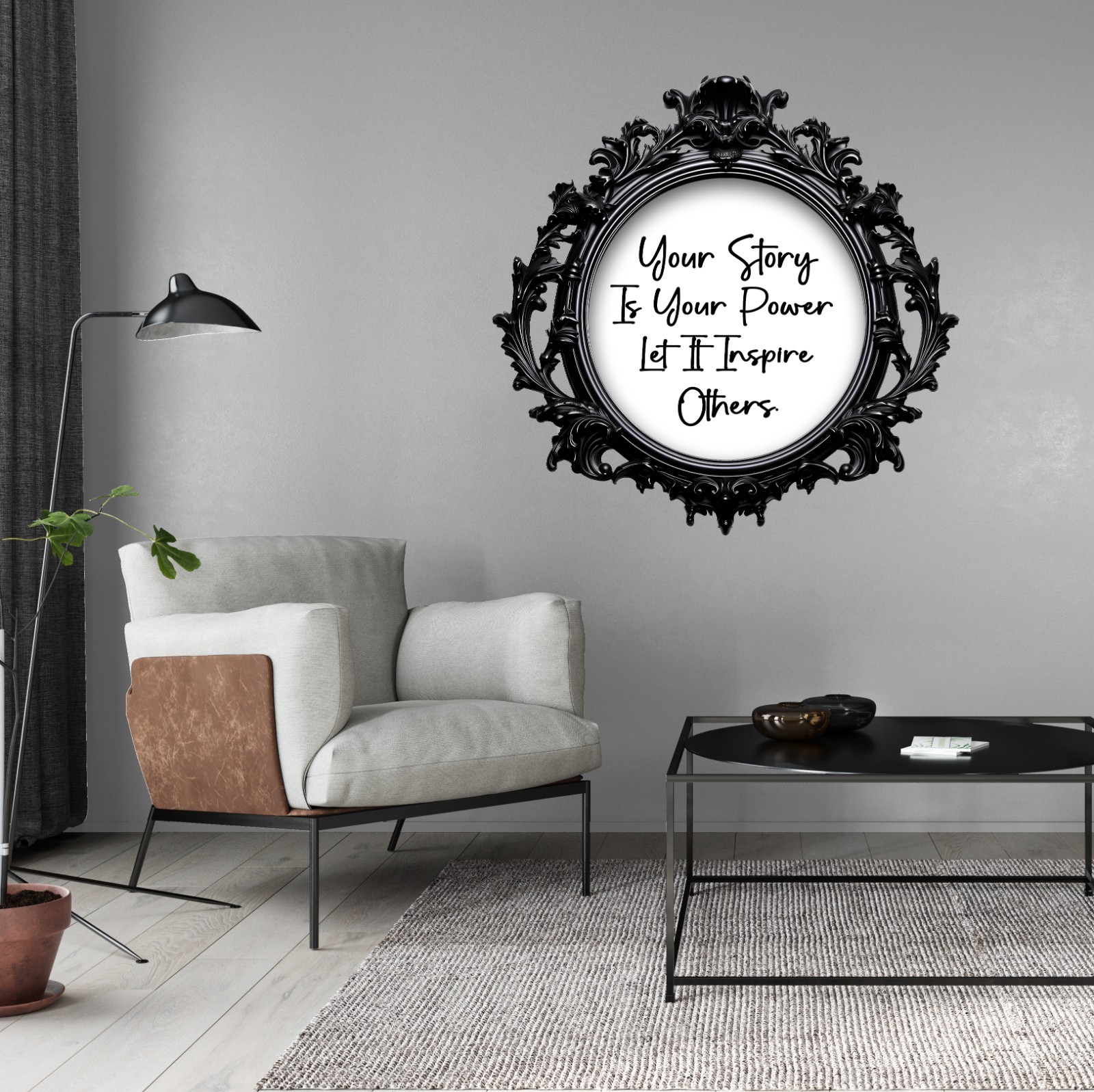 Motivational Wall Art – Peel and Stick Vinyl/removable Wall Decals. 3D illusion.