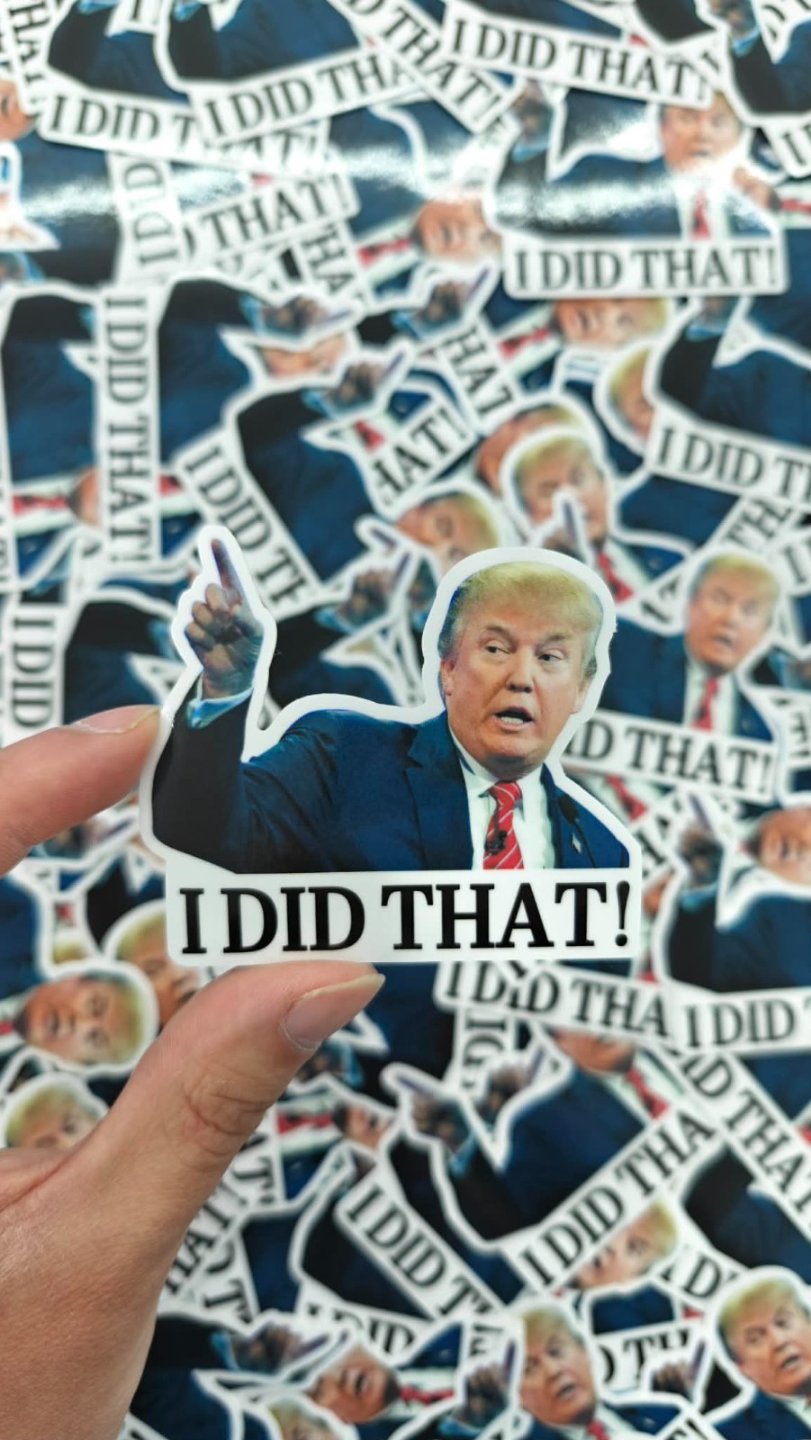 Trump I Did That Sticker 10 Pack Funny Meme Vinyl Decal Waterproof 3in