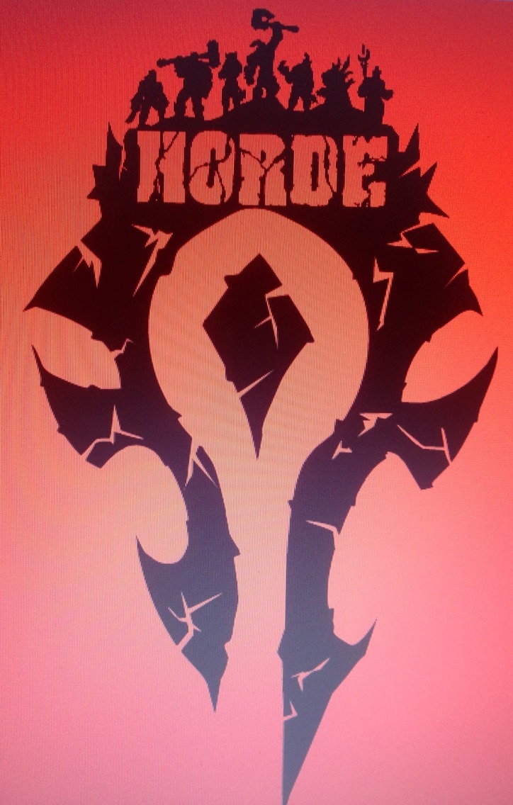 Horde Logo Decal Sticker 8.5" X 5" (Horde Army, For The Horde)