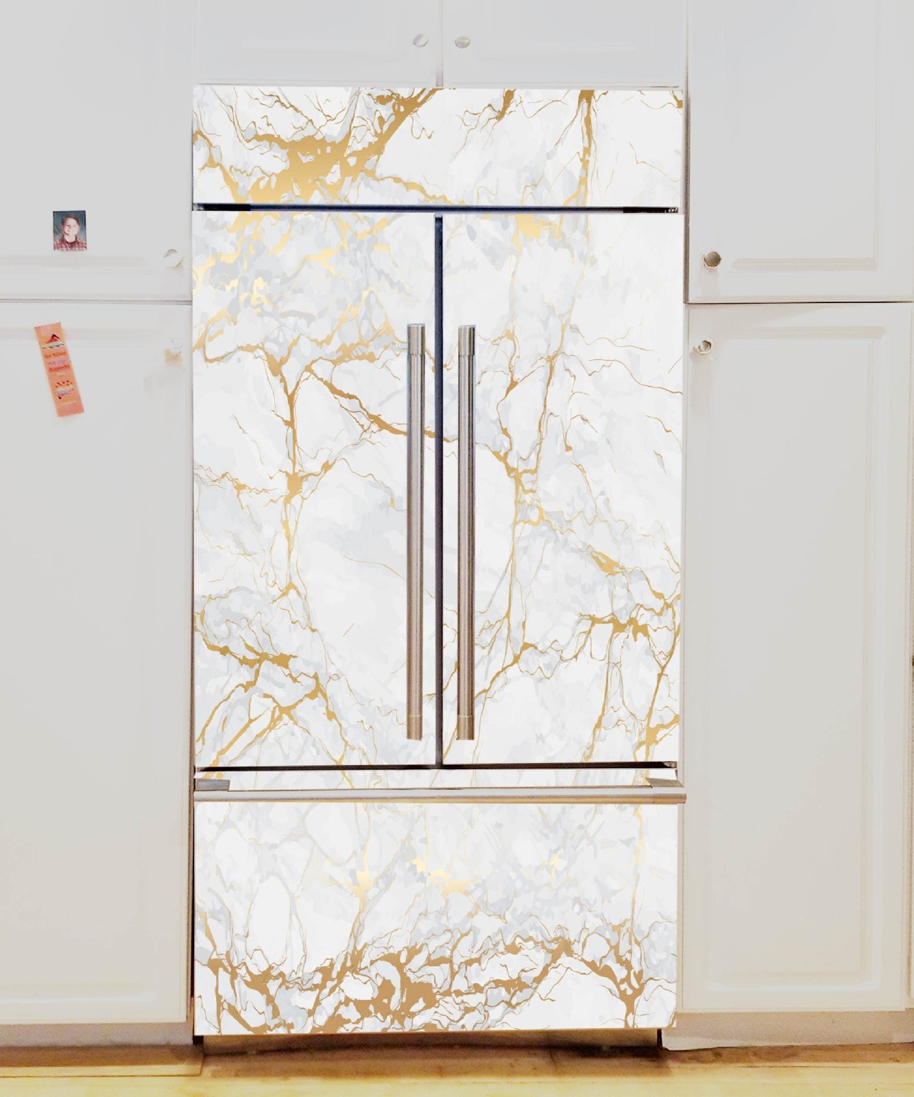 Fridge Appliance Vinyl Wrap Peel Stick Cover 32" x 78.7" (81x200cm)