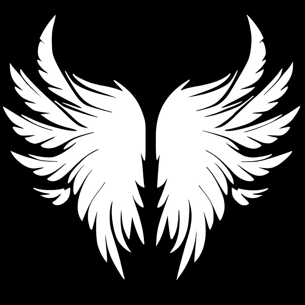 Feather Angel Wings Three 3.5" Vinyl Decals Car Window Tablet Laptop Tumbler