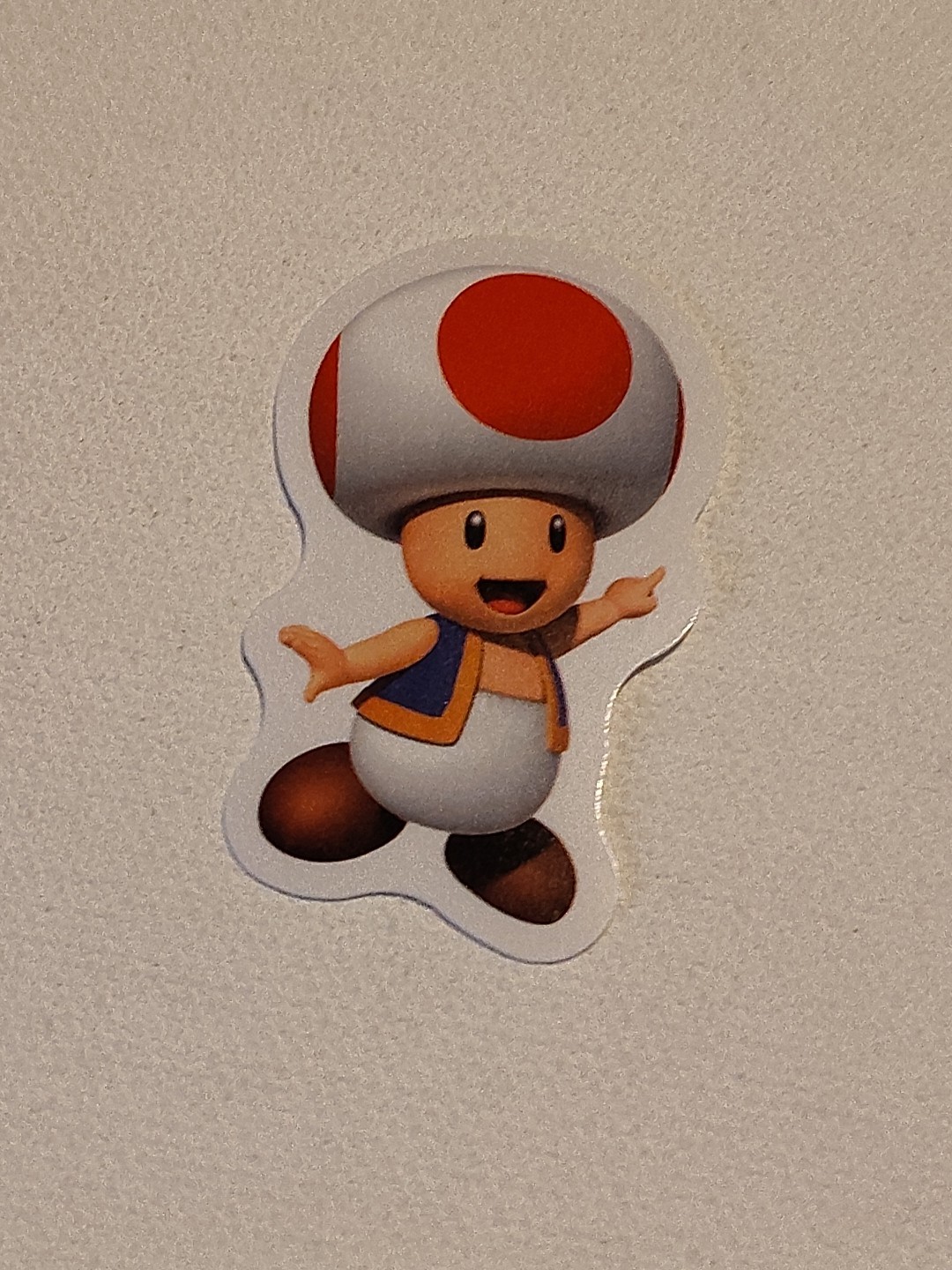 Toad, Super Mario, Nintendo, Fun Adorable Glossy Vinyl Sticker, Decal 1.75"