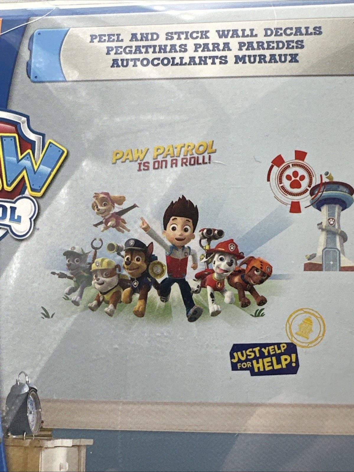 2 Packs New & Sealed Paw Patrol Wall Decals 37 2015 & 6 2014 Peel And Stick