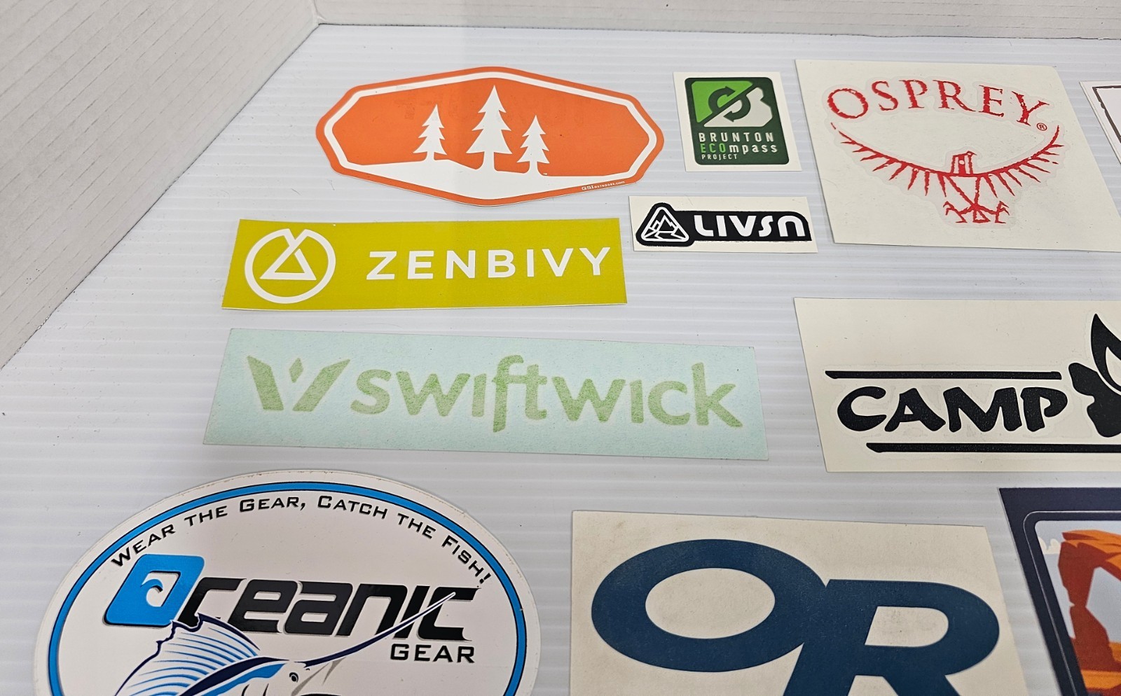 Outdoor Hiking & Camping Sticker & Decal Lot Primus Camp Chef Osprey Lot Of 20