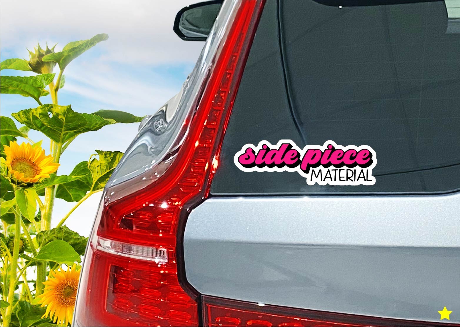 Side Piece Material Decal Sticker Dating Date Single Life Mistress Funny Married