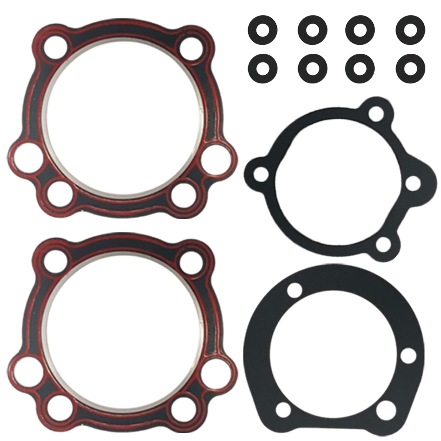 Top End Gasket Kit Compatible with Harley-Davidson EVO Big Twin 80ci 1340CC Dyna