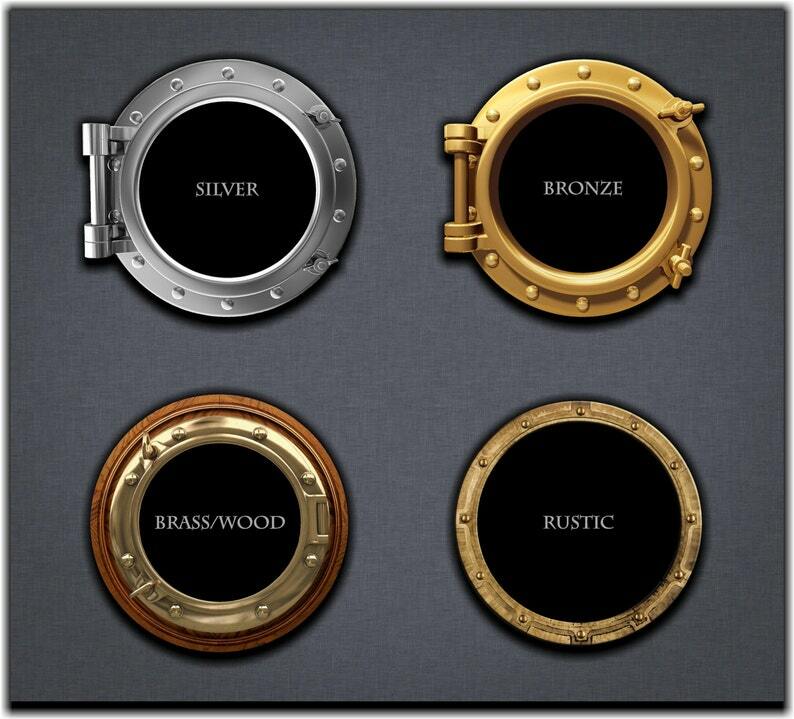 Porthole Wall Decal Bikini Bottom Ocean Boat Window Wall Decor Spongebob Sticker