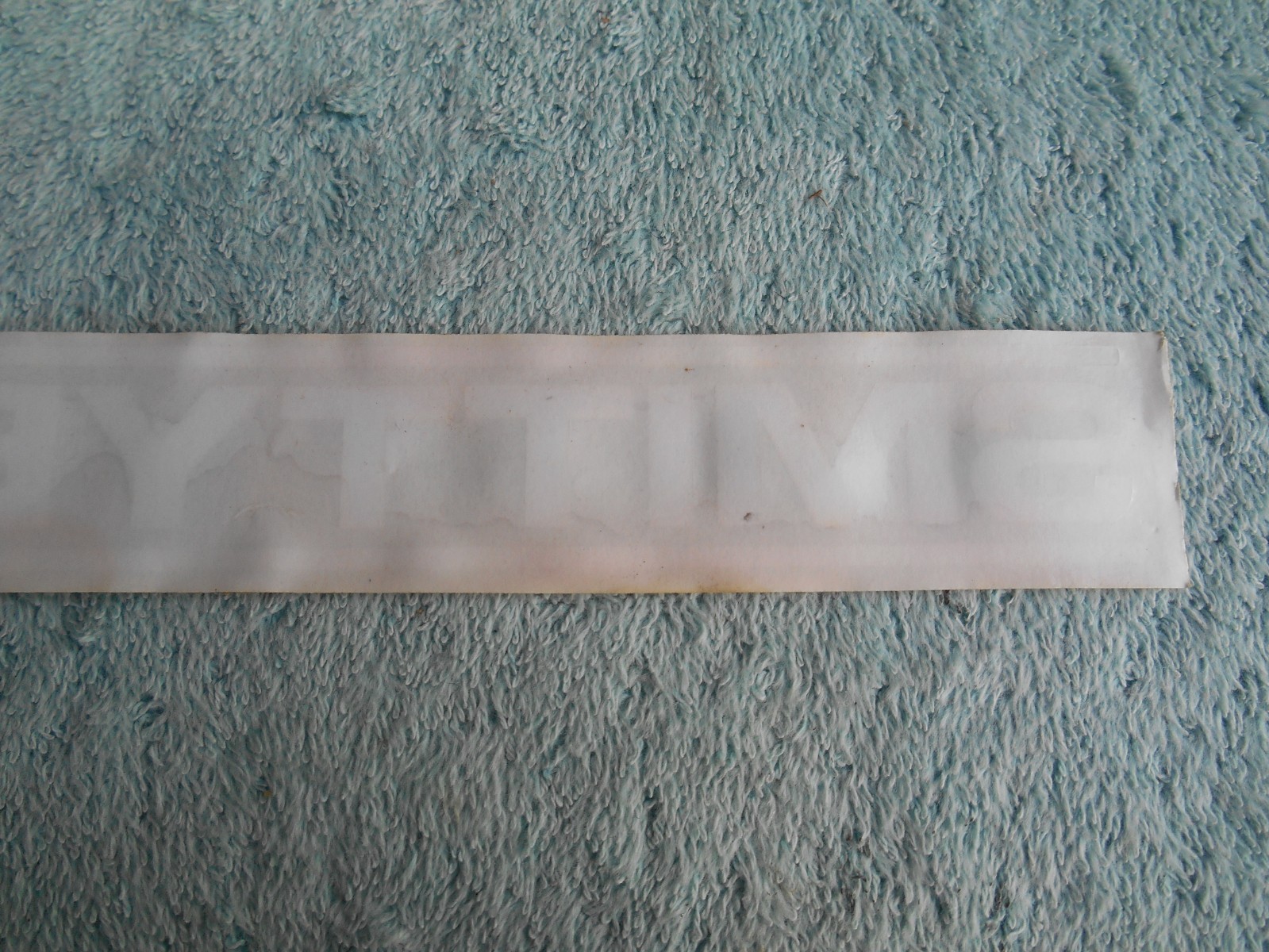 VINTAGE SMITTYBILT INTERNAL GLASS Decal STICKER. 1-5/16" TALL X 8-3/8"
