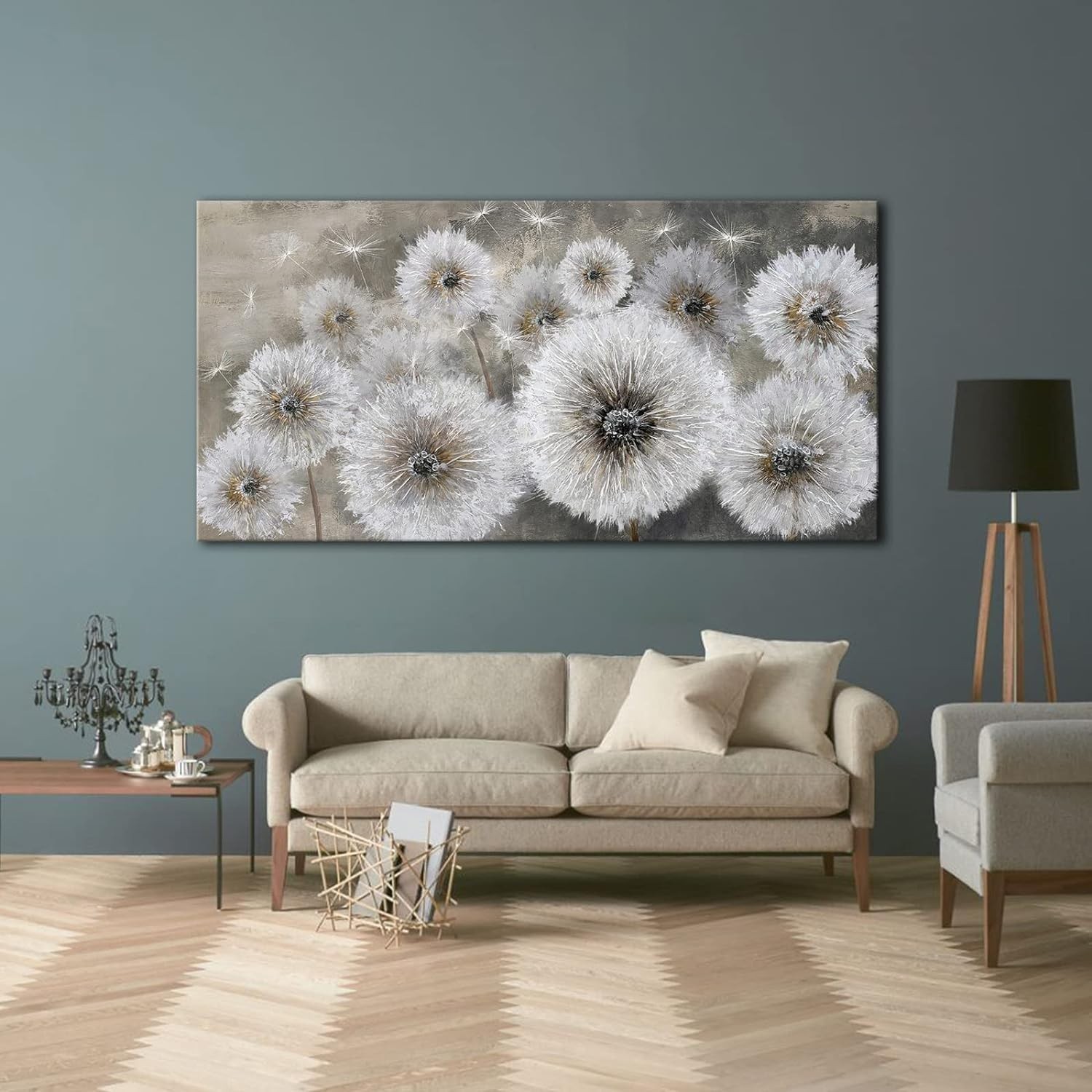 Pogusmavi Wall Art for Living Room & Bedroom – Large Canvas Wall Decor, 24×48…