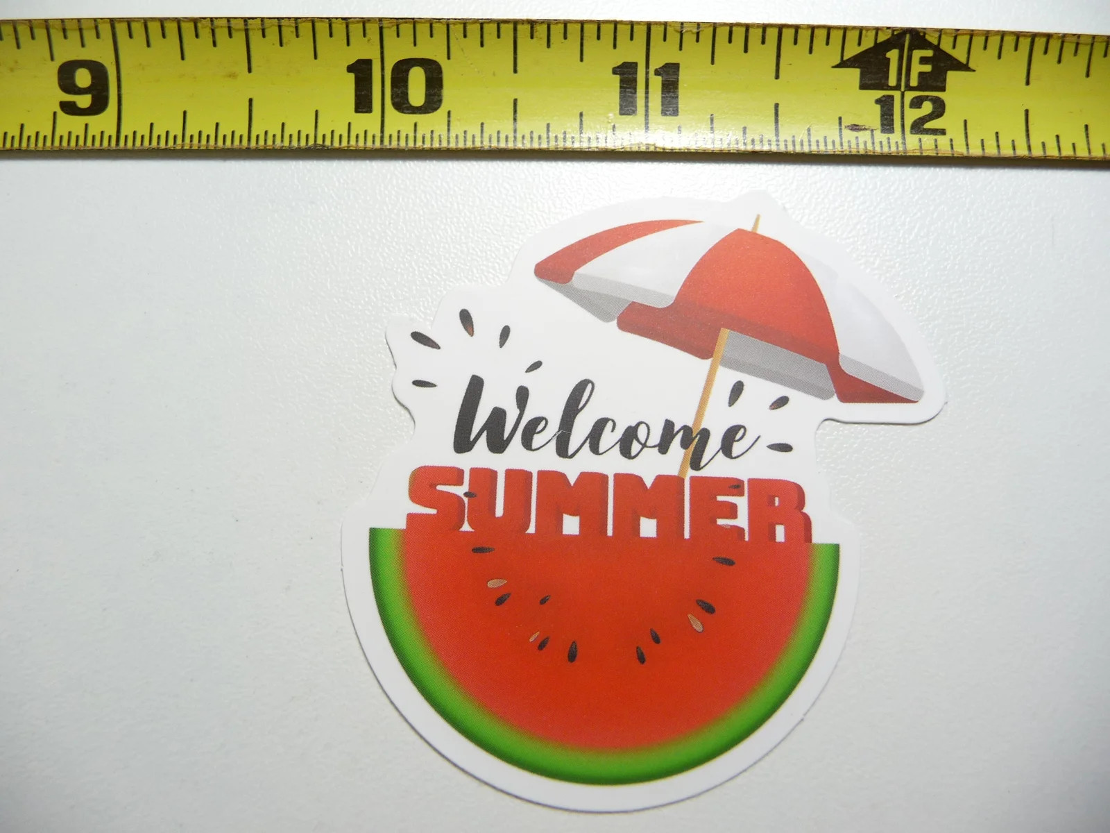SUMMERTIME SUMMER TIME WATERMELON WELCOME SMALL STICKER DECAL VACATION TRIP