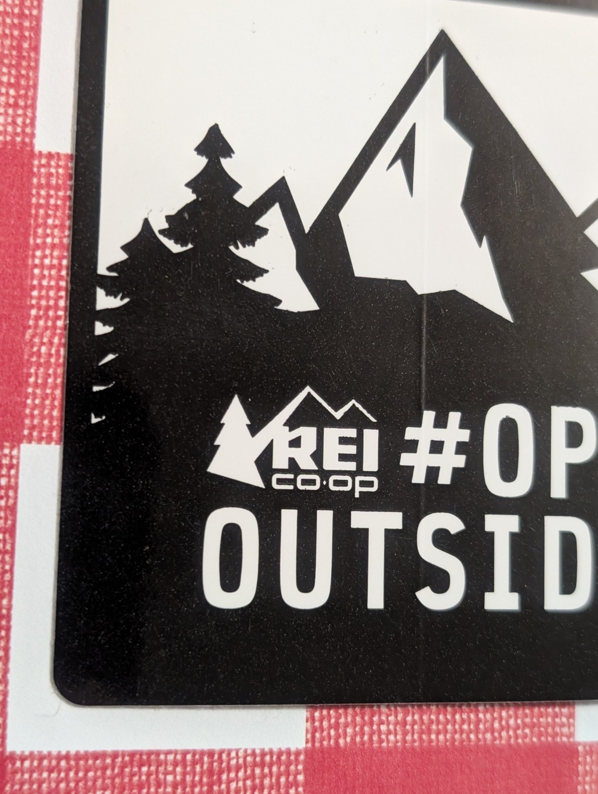 REI Co-op Opt Outside Sticker – #OptOutside Outdoor Mountain Camping Lifestyle