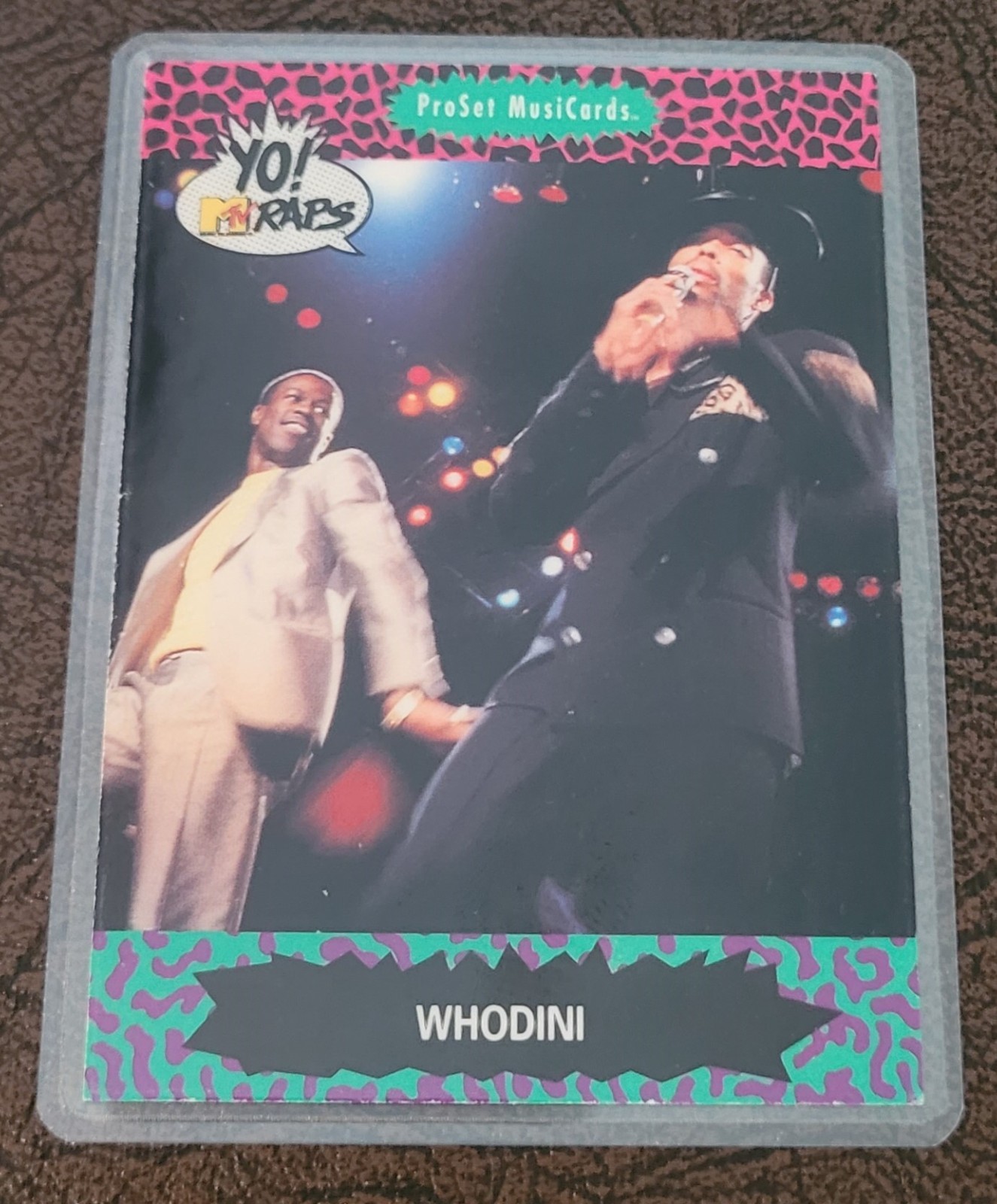 1990's ProSet Yo MTV Raps Music Cards Fridge/Locker/Cabinet Laminated Magnet