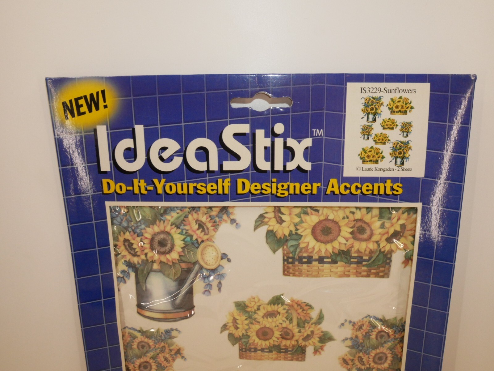 IdeaStix IS3229- Sunflowers Do-It-Yourself Designer Accents- Self-Adhesive