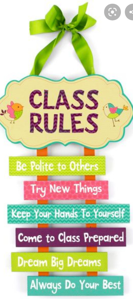 renewing minds bebop birdie collection class rules wall decoration class room